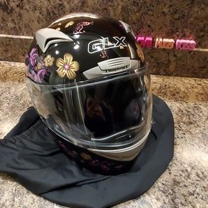 GLX G-335 Woman's Motorcycle Helmet with Dust Bag